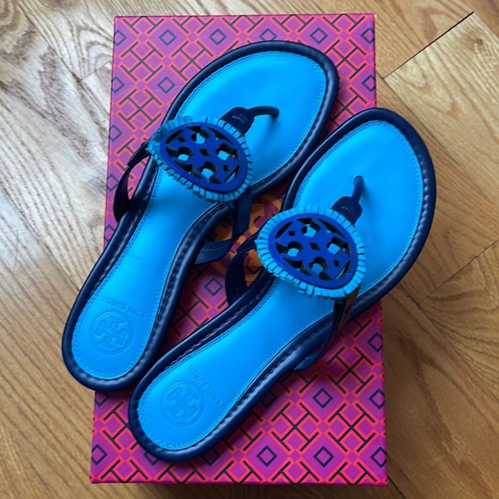 Tory Burch Fringe Miller Sandals